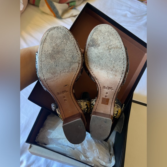 Coach Pipher Phython/Anaconda Heels - Picture 4 of 6